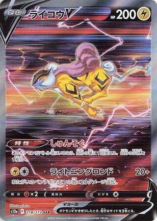 Raikou V 218/172 - VSTAR Universe