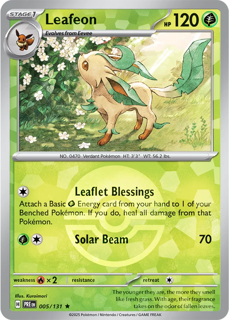 Leafeon 005/131 - Prismatic Evolutions