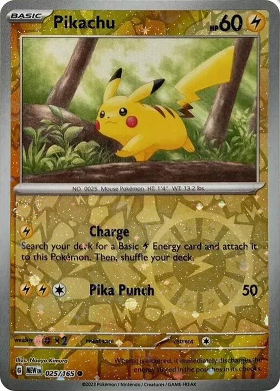 Pikachu Reverse Cosmos Holo Costco Exclusive 25 - Miscellaneous Promos
