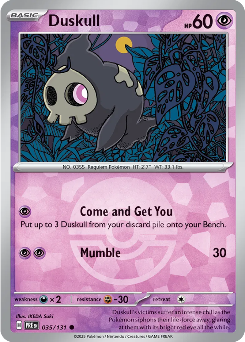 Duskull 035/131 - Prismatic Evolutions