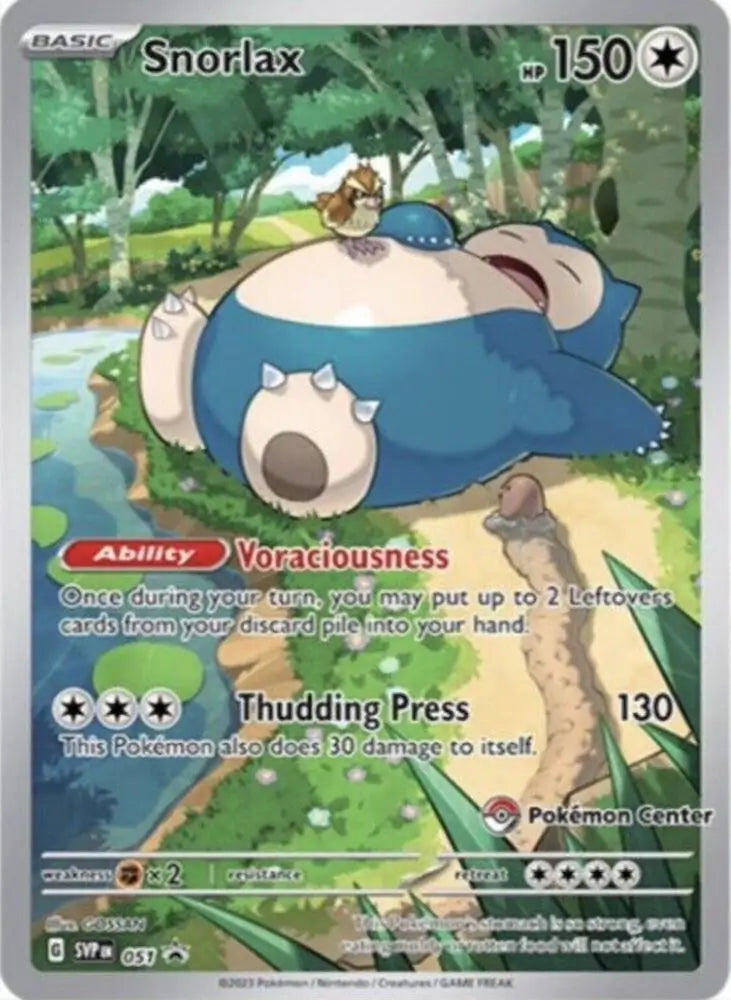 Snorlax Pokemon Center 51 - Scarlet & Violet Promos