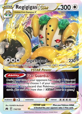 Regigigas VSTAR 114/159 - Crown Zenith