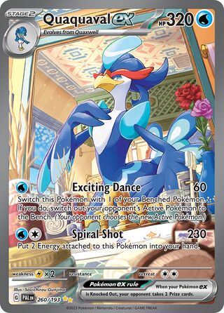 Quaquaval ex 260/193 - Paldea Evolved