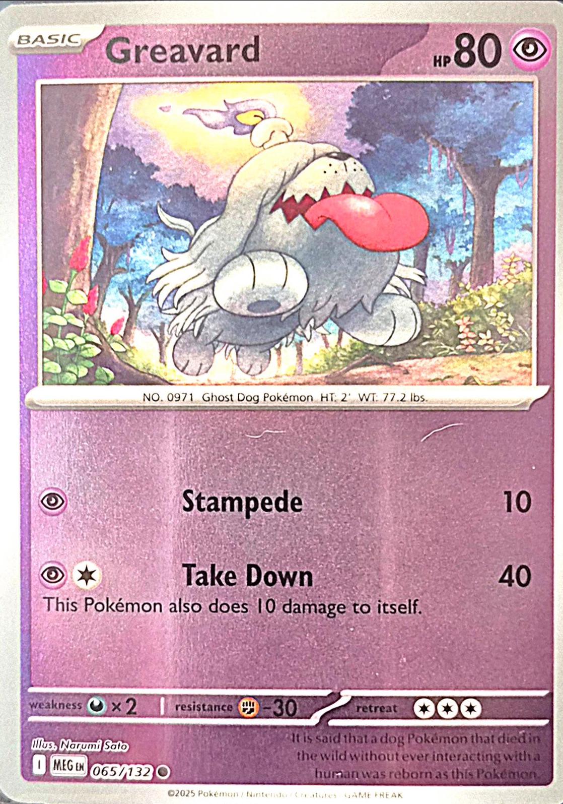 Greavard 065/132 - Mega Evolution Base