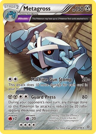 Metagross 50/98 - Ancient Origins - LP - front