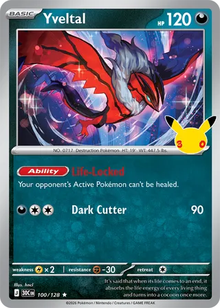 Yveltal 100/128 - 30th Celebration
