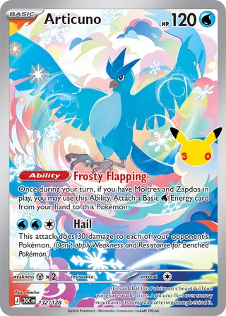 Articuno 132/128 - 30th Celebration