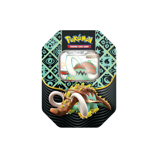 Paldean Fates Tin Great Tusk
