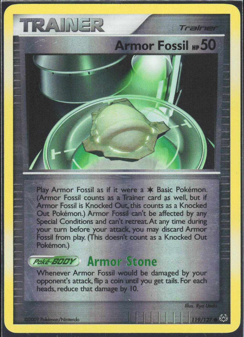 Armor Fossil 119/127 - Platinum