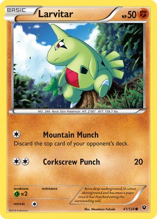 Larvitar 41/124 - Fates Collide