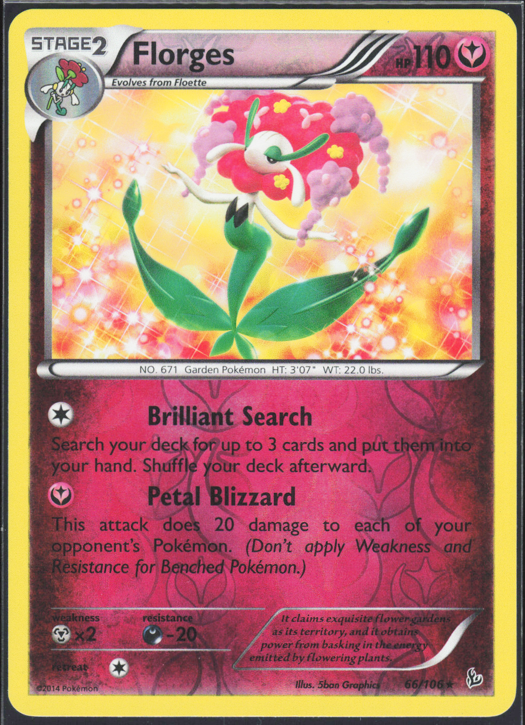 Florges 66/106 - XY - Flashfire