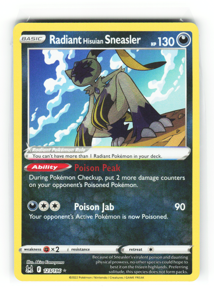 Radiant Hisuian Sneasler 123/196 - Lost Origin