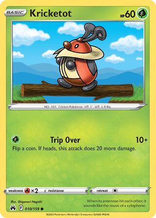 Kricketot 010/159 - Crown Zenith