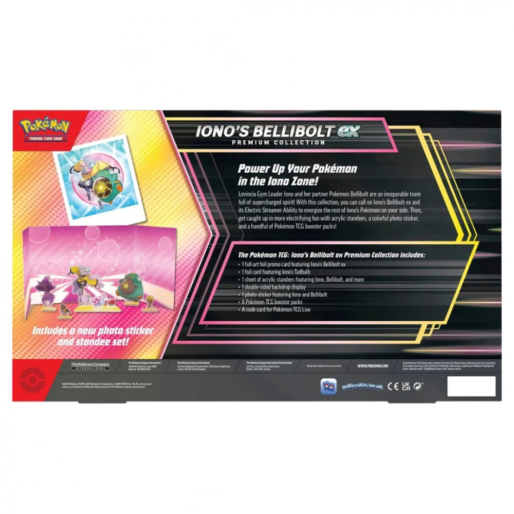 Pokemon Iono's Bellibolt Ex Premium Collection