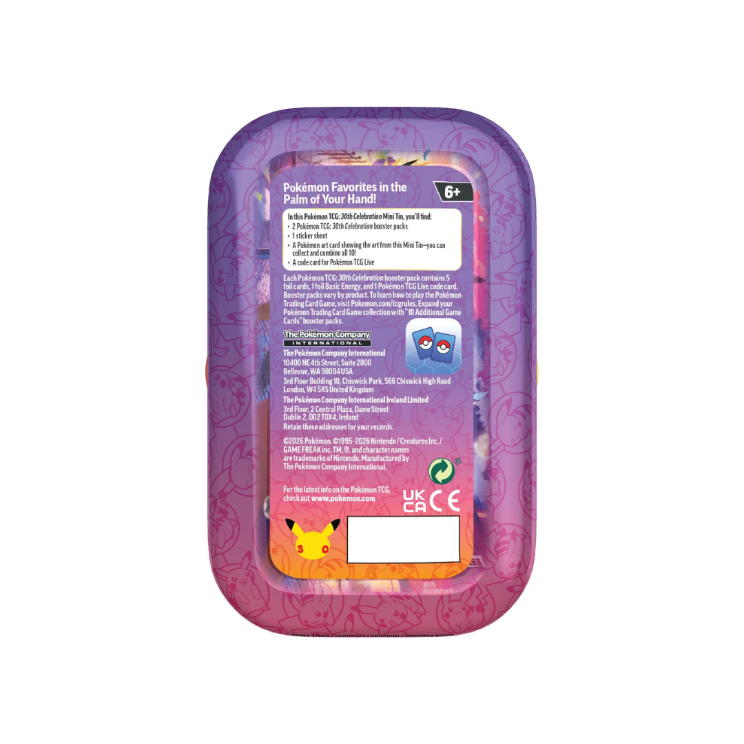 Pokemon 30th Celebration Mini Tin