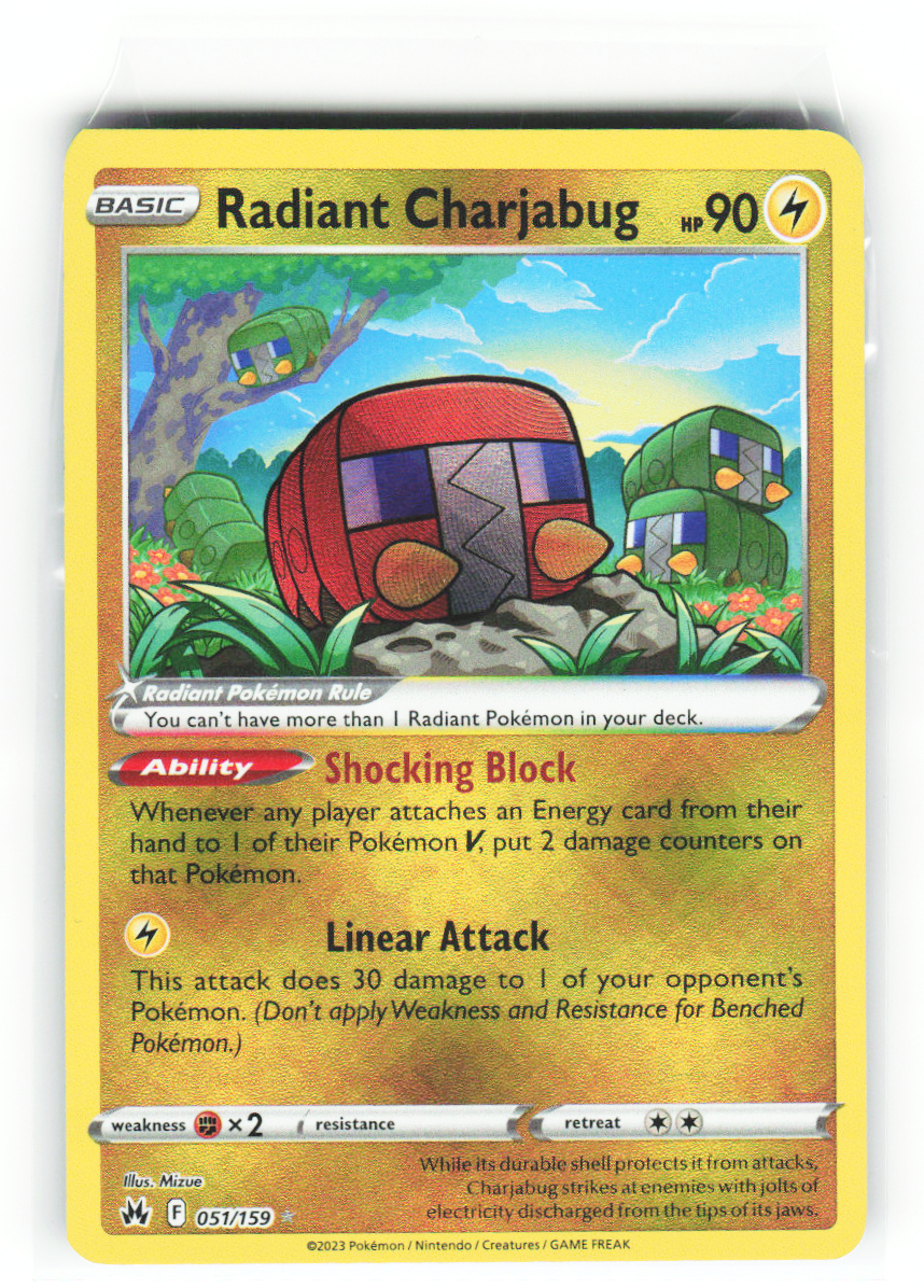 Radiant Charjabug 051/159 - Crown Zenith