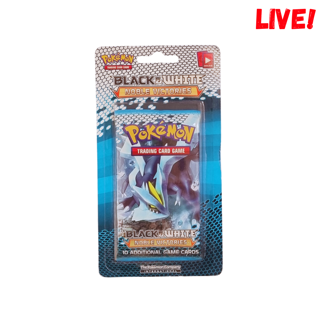 Pokemon Black & White Noble Victories Blister Pack (Live)