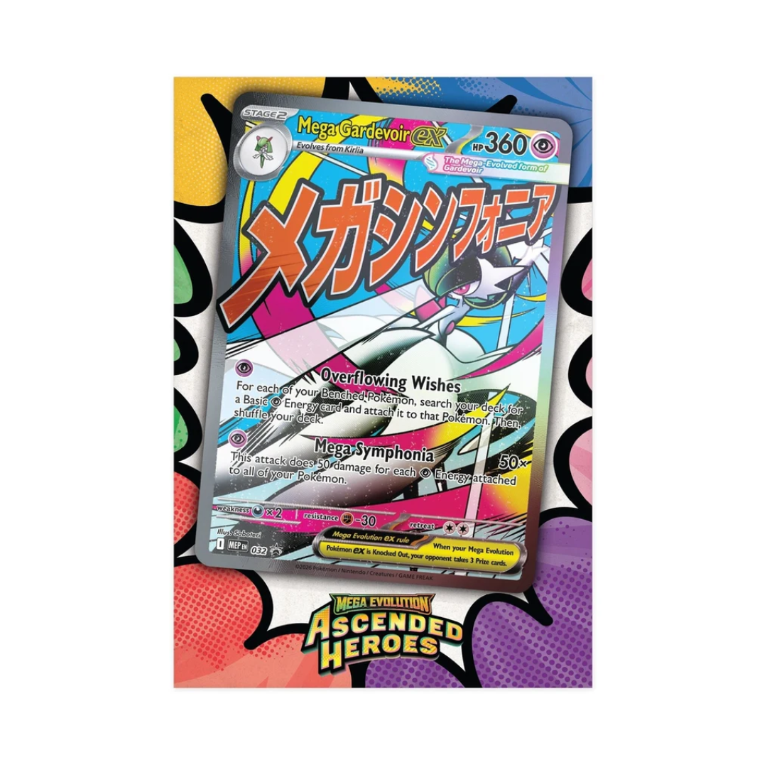Pokemon Ascended Heroes Premium Poster Collection - Mega Gardevoir