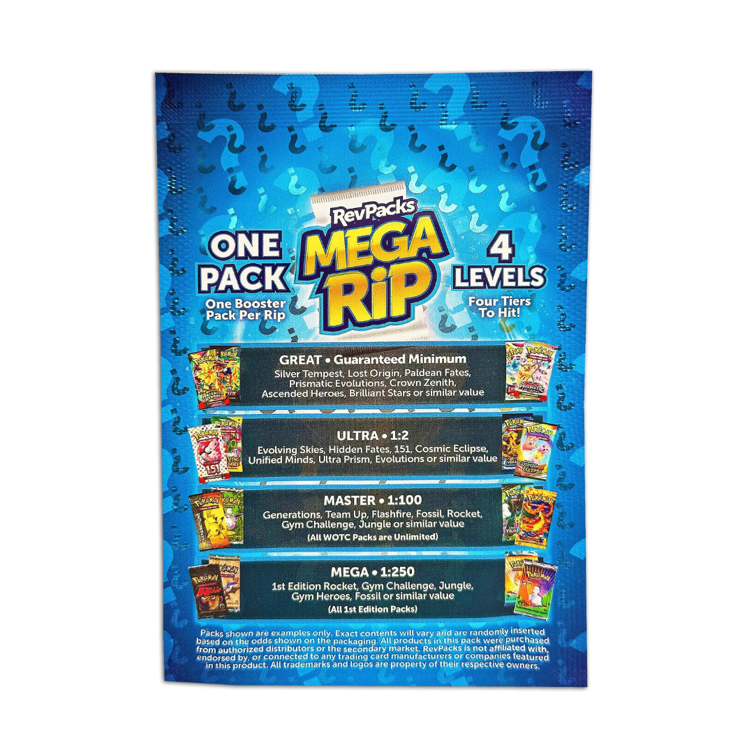 Pokemon RevPacks Mega Rip