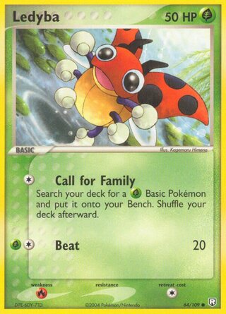 Ledyba 64/109 - Team Rocket Returns