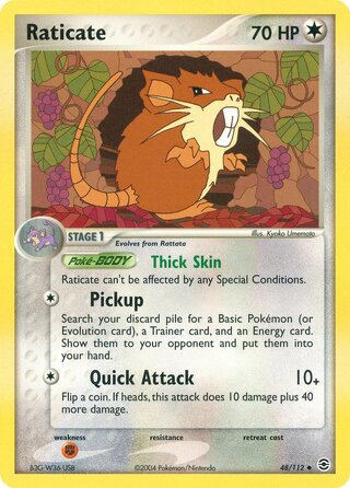 Raticate 48/112 - FireRed & LeafGreen