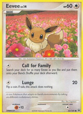 Eevee 62/100 - Majestic Dawn - MP - front