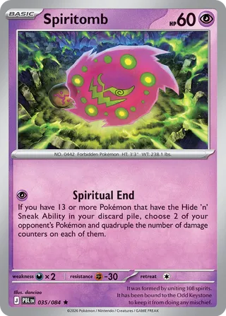 Spiritomb 035/084 - Pitch Black