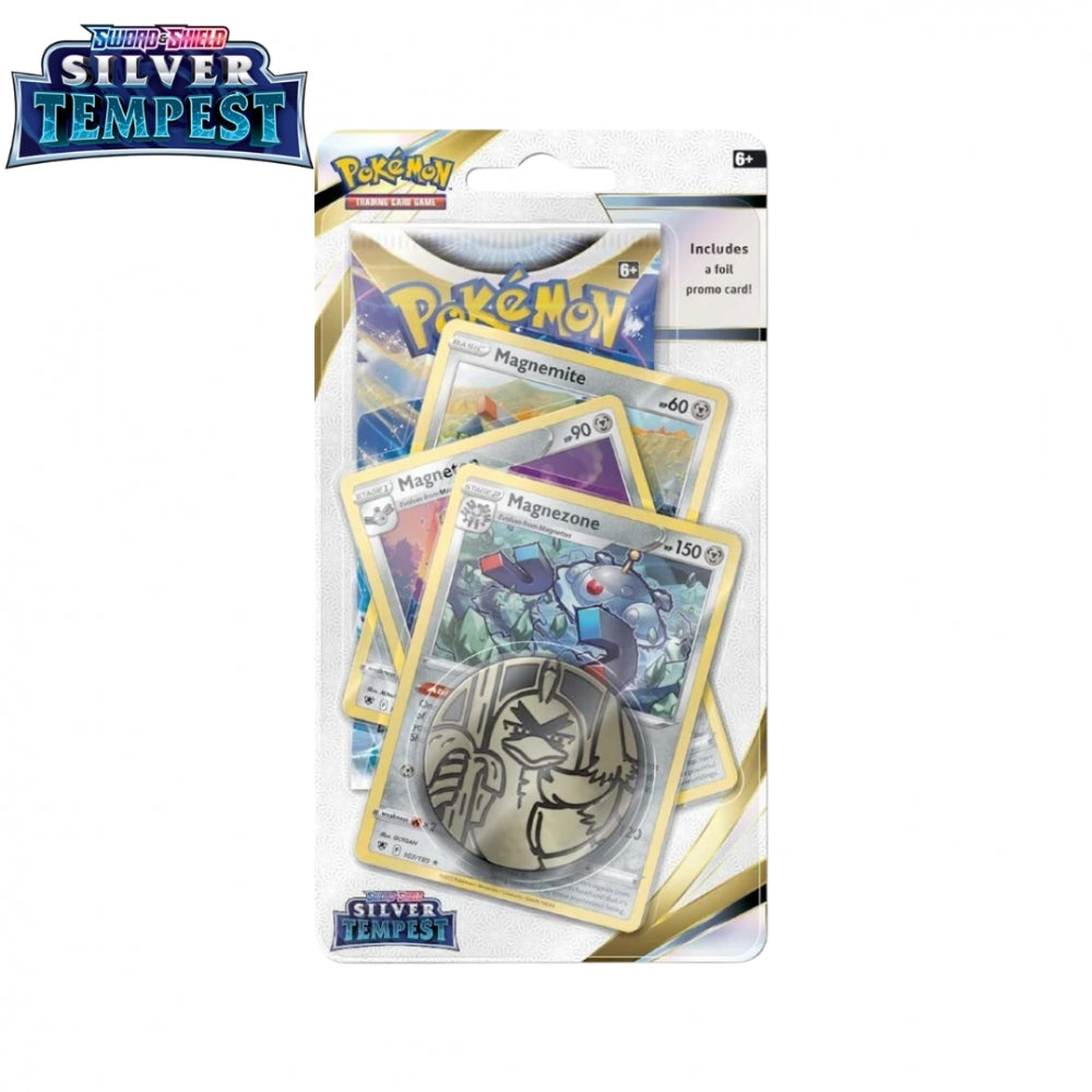 Pokemon Silver Tempest Premium Checklane Blister Magnezone