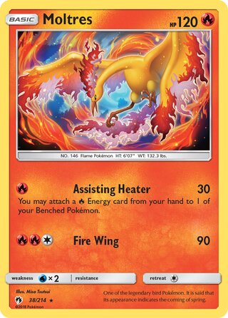 Moltres 38/214 - Lost Thunder