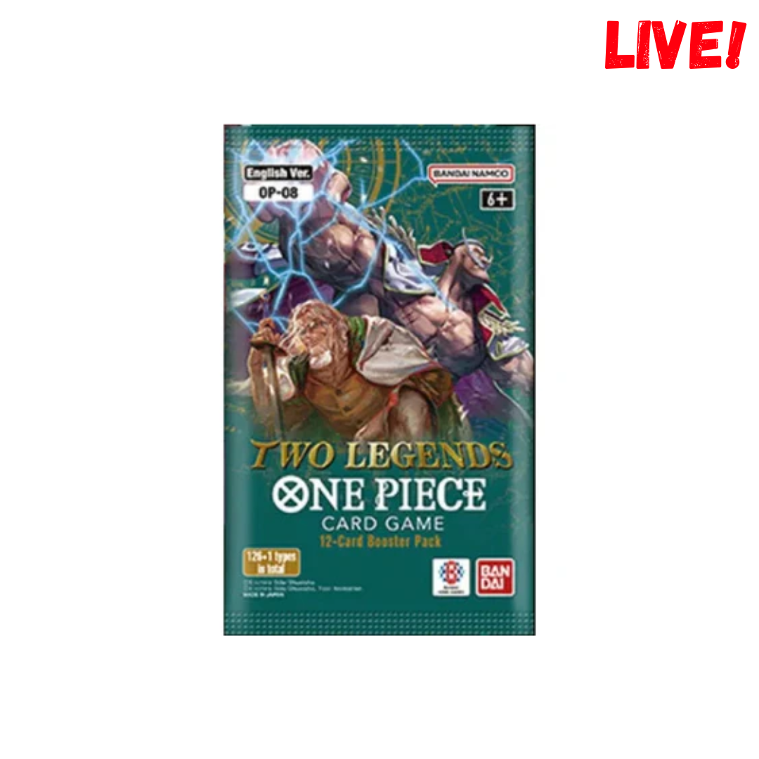 One Piece TCG OP08 Two Legends Booster Pack (Live)