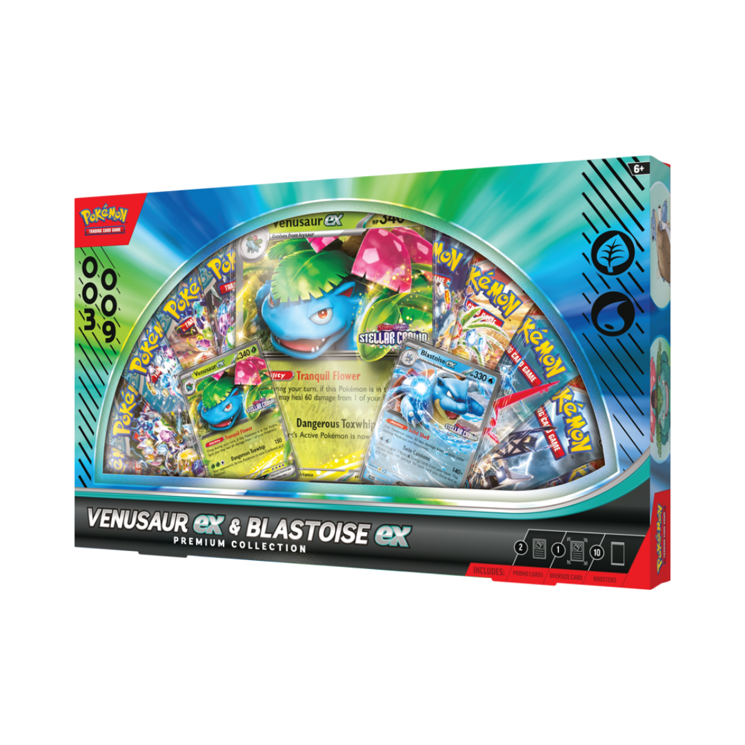 Venusaur Ex & Blastoise Ex Premium Collection