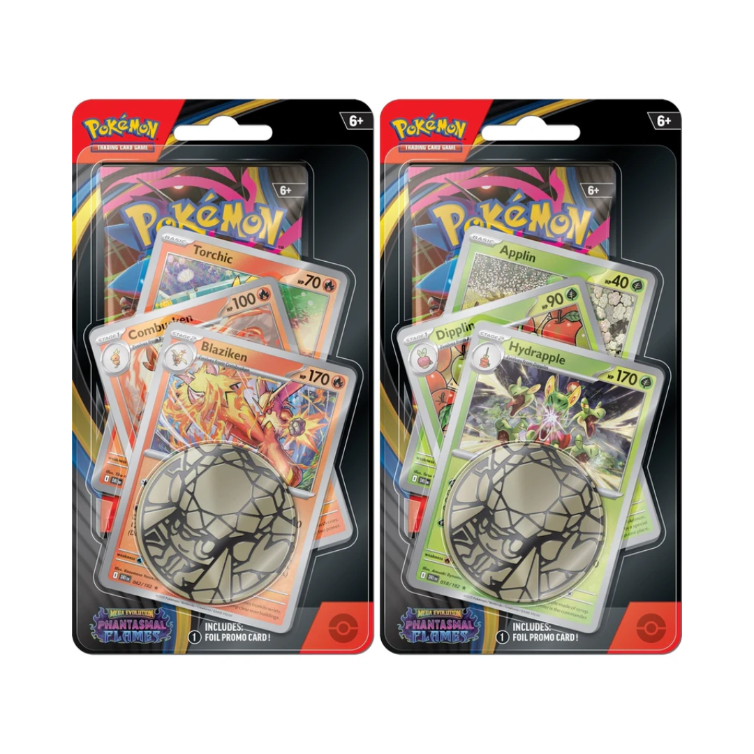 Pokemon Phantasmal Flames Premium Checklane Blister Sett