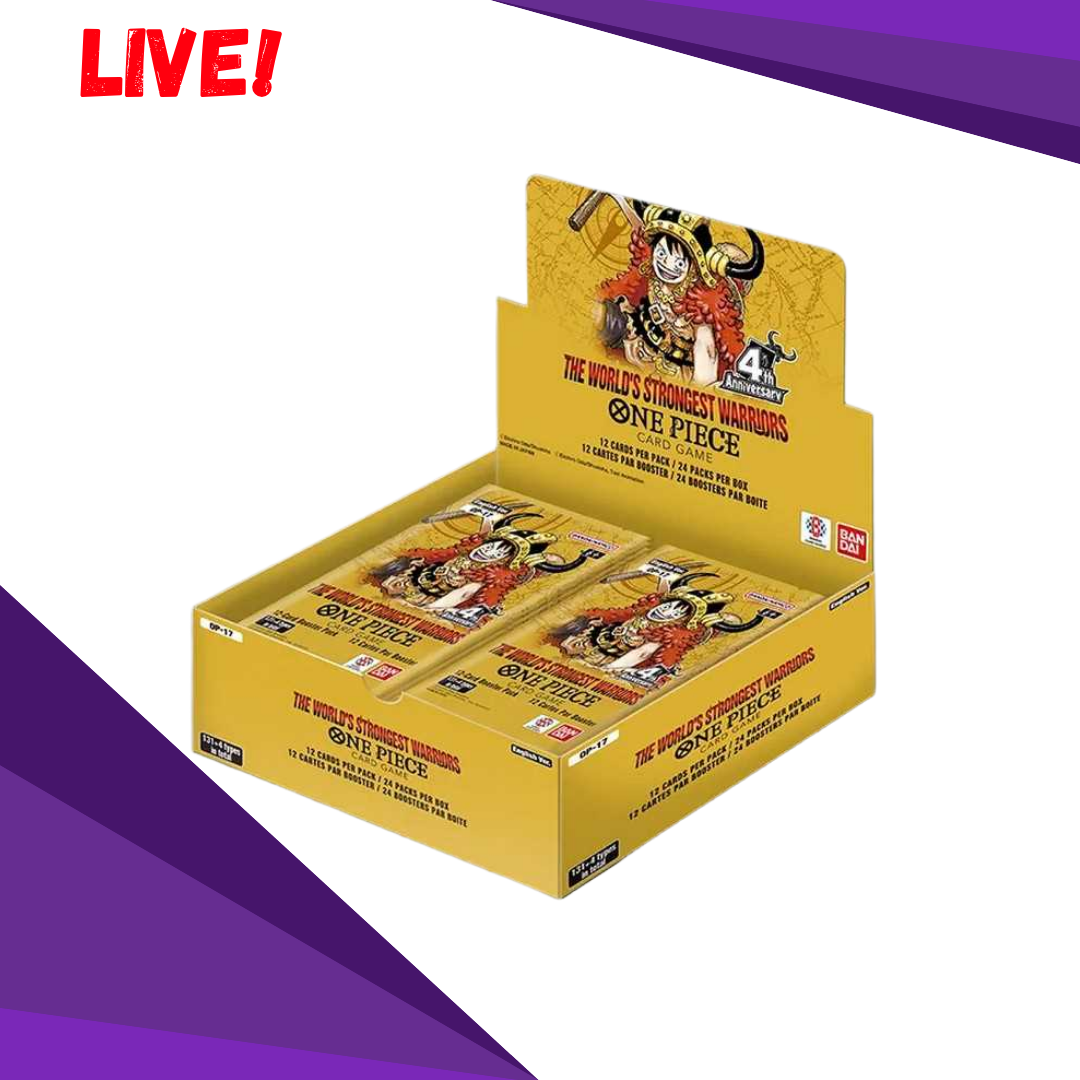 One Piece OP17 The World's Strongest Warriors Booster Box (Live)