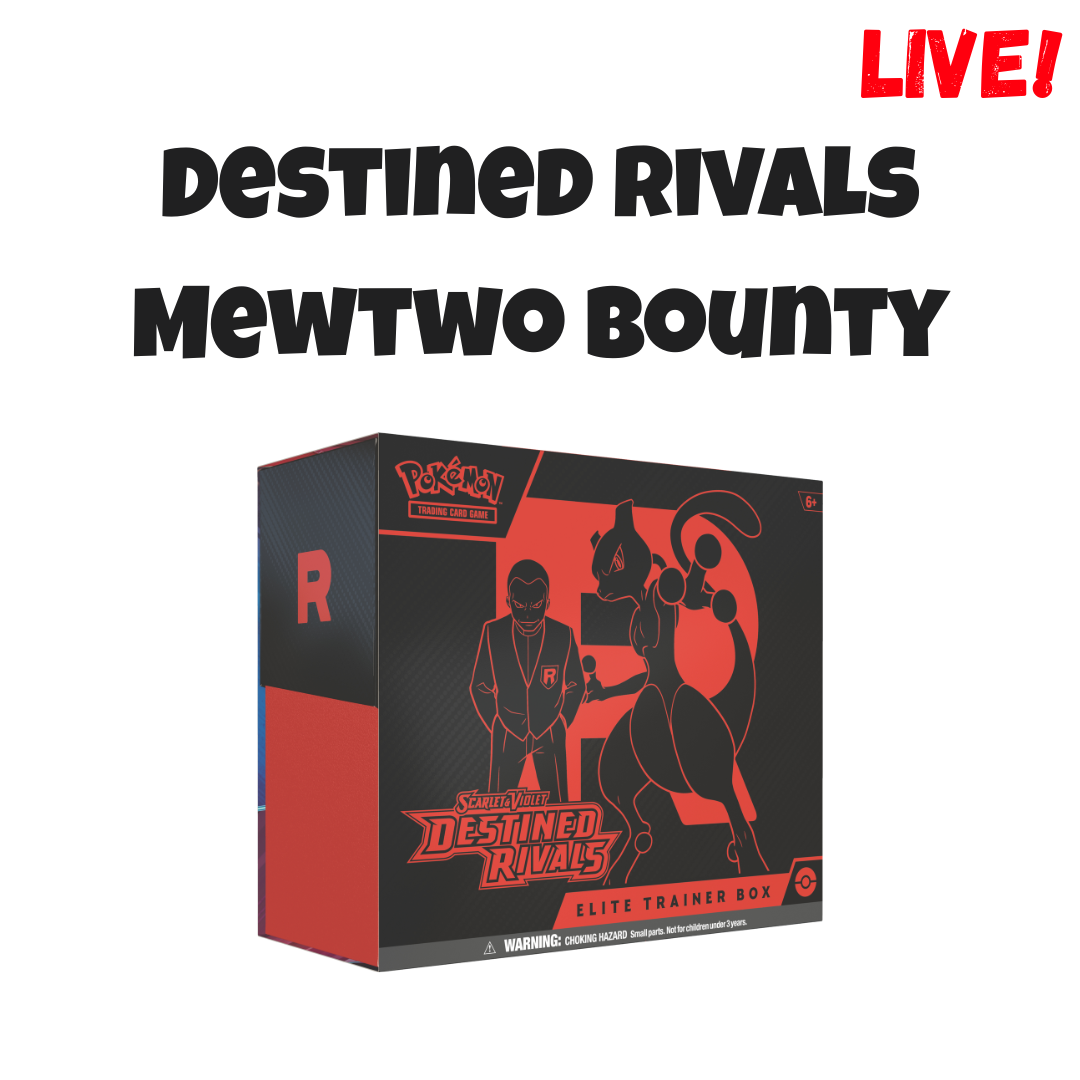 Pokemon Destined Rivals Mewtwo Bounty! (Live)