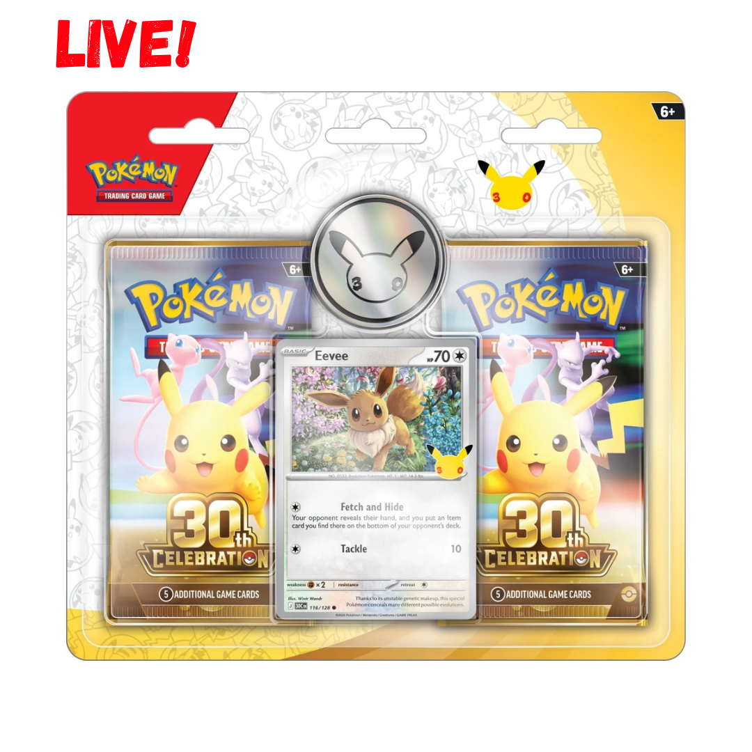 Pokemon 30th Celebration 2-Pack Blister (Live)