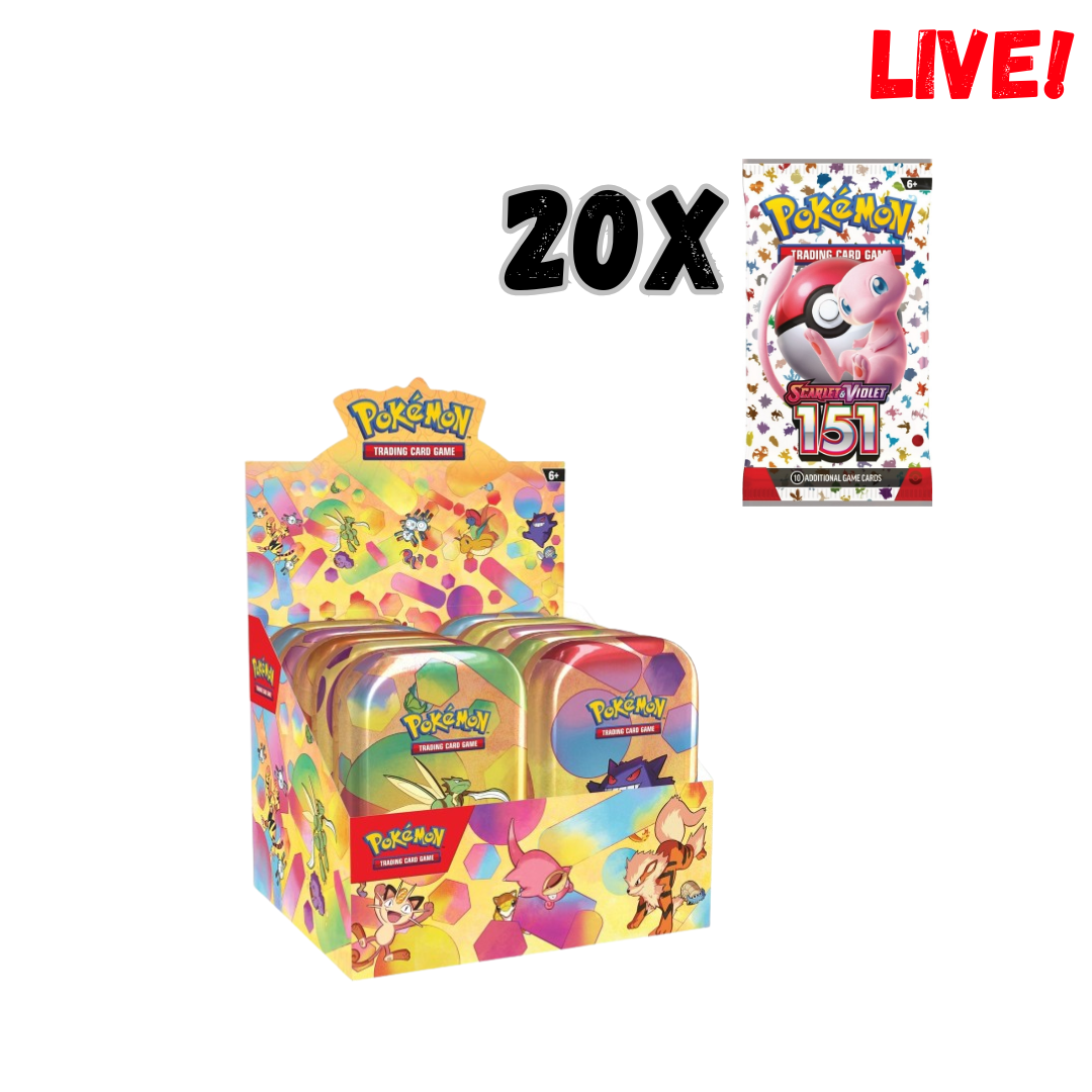 S&V 151 Mini Tin Display Rip! (Live)