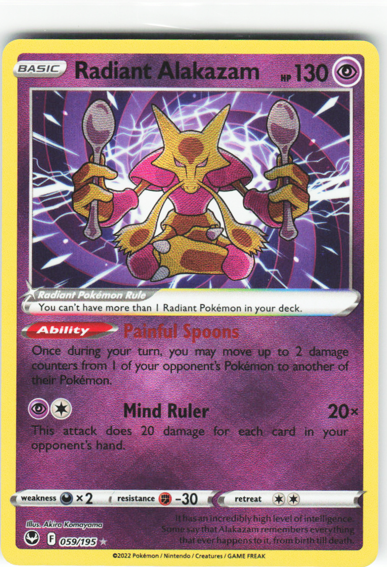 Radiant Alakazam 059/195 - Silver Tempest