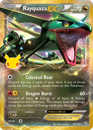 Rayquaza-EX 85/124 - 30th Celebration