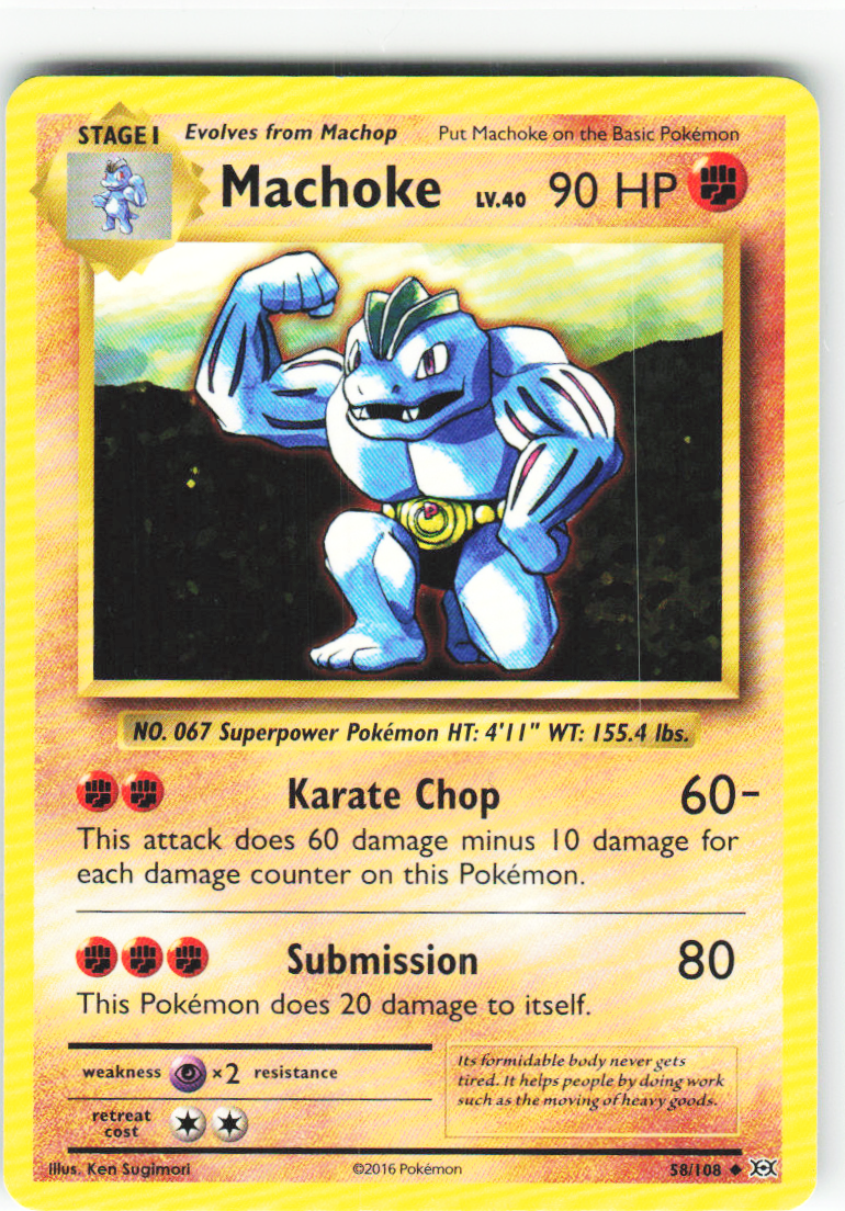 Machoke 58/108 - Evolutions