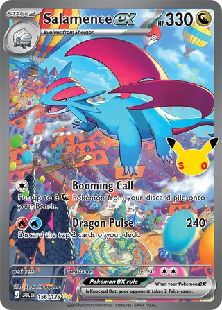 Salamence ex 156/128 - 30th Celebration
