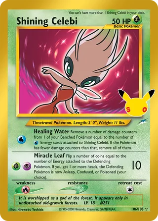 Shining Celebi 106/105 - 30th Celebration