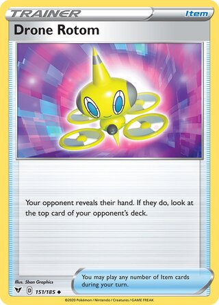 Drone Rotom 151/185 - Vivid Voltage
