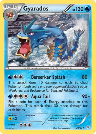 Gyarados 23/83 - Generations - LP - front