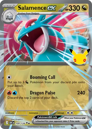 Salamence ex 109/128 - 30th Celebration