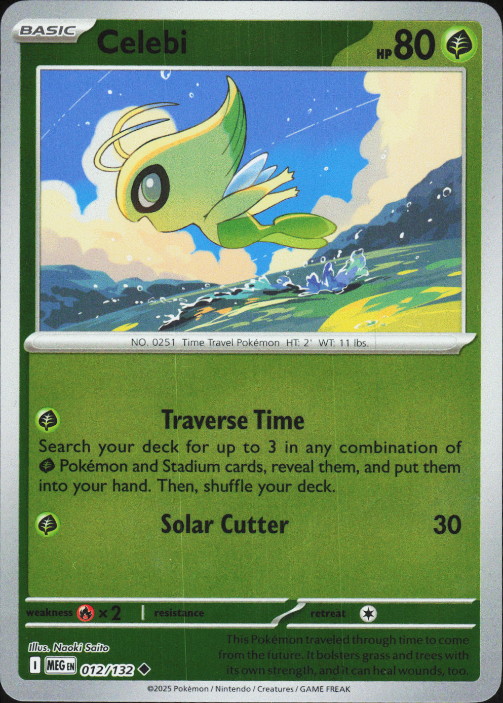Celebi 012/132 - Mega Evolution Base