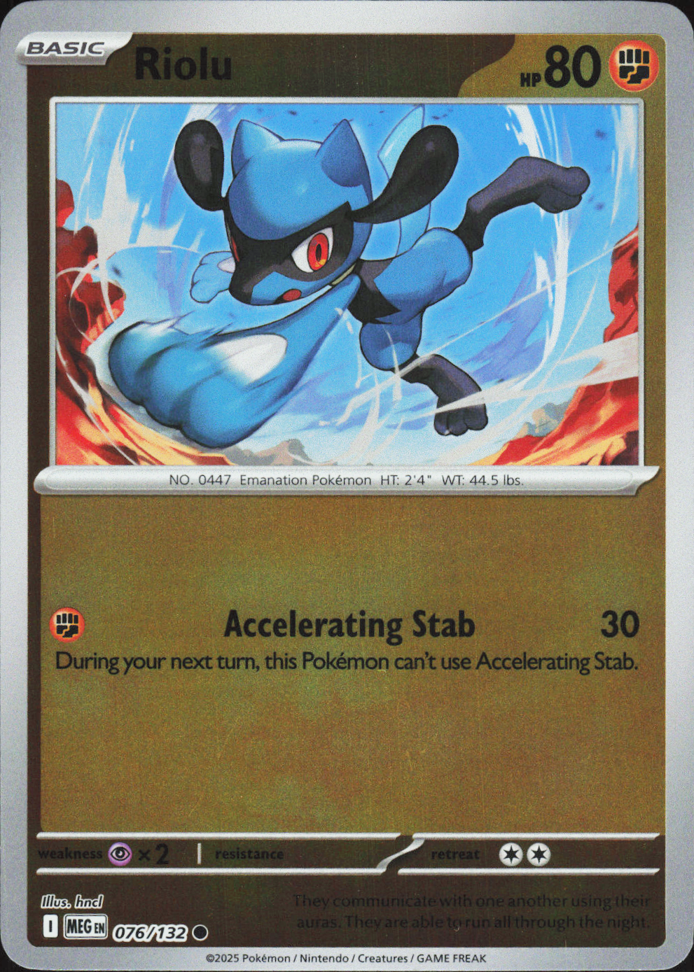 Riolu 076/132 - Mega Evolution Base