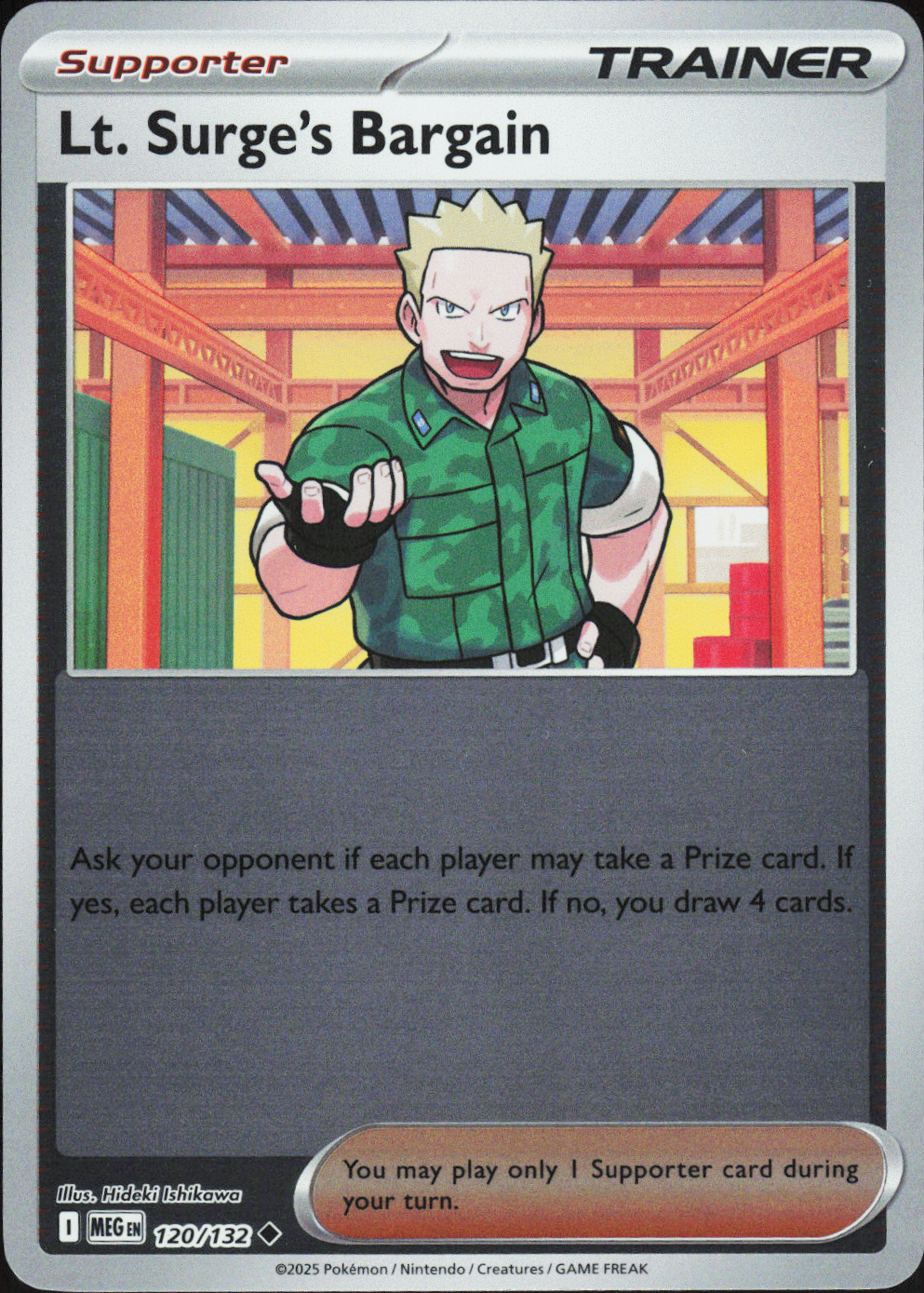 Lt. Surge's Bargain 120/132 - Mega Evolution Base