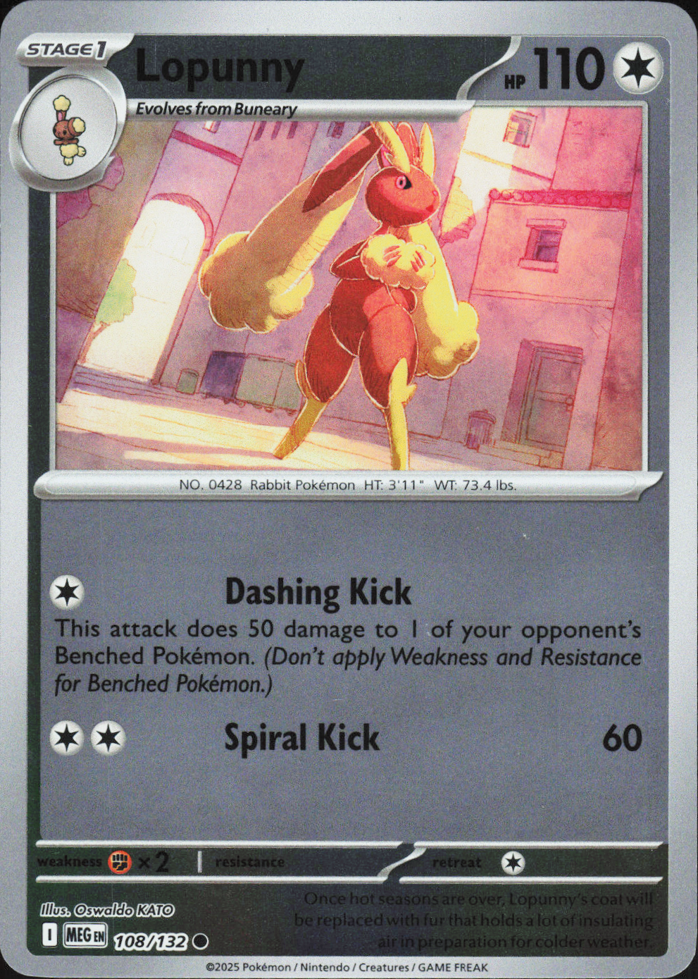 Lopunny 108/132 - Mega Evolution Base