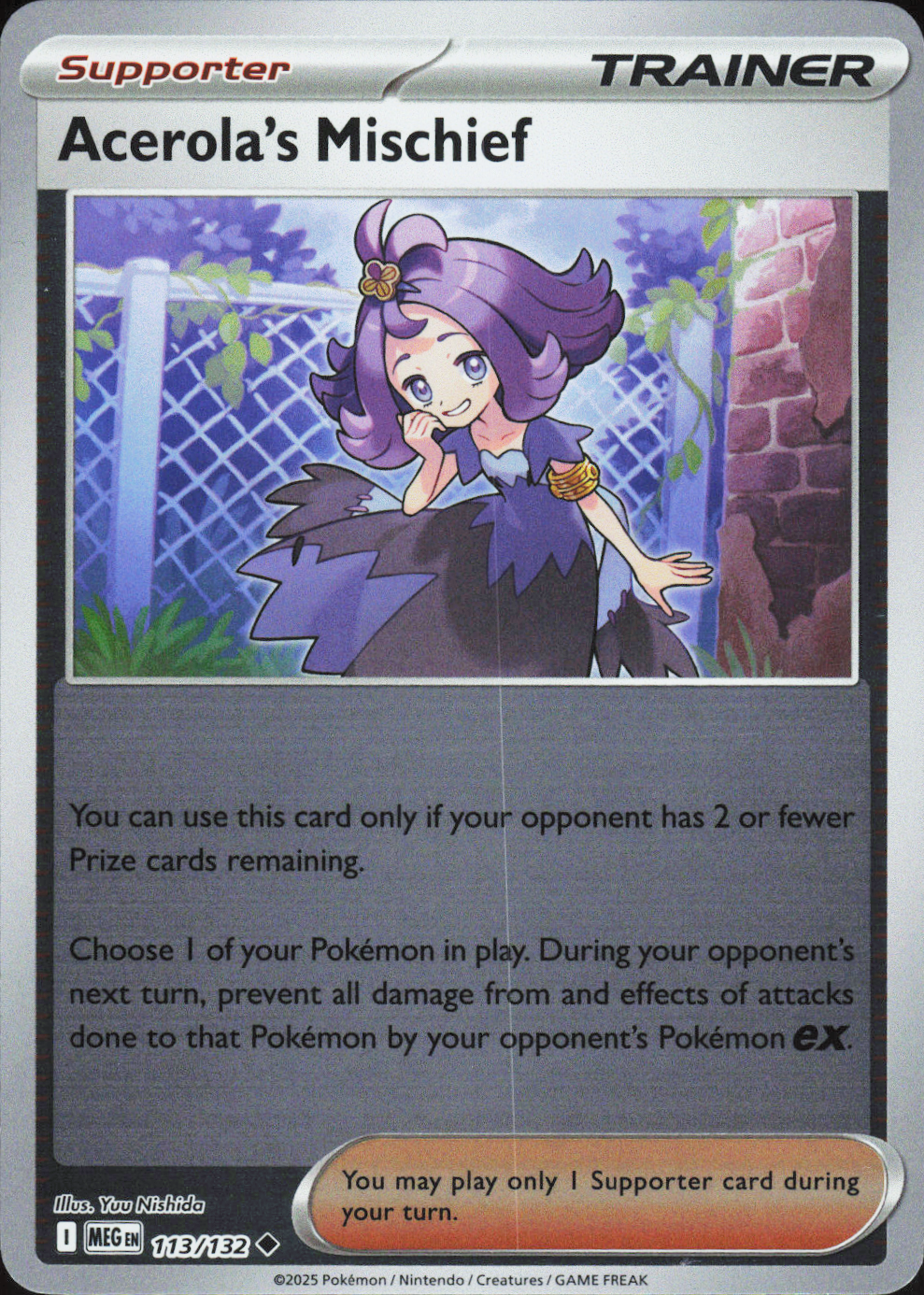 Acerola's Mischief 113/132 - Mega Evolution Base