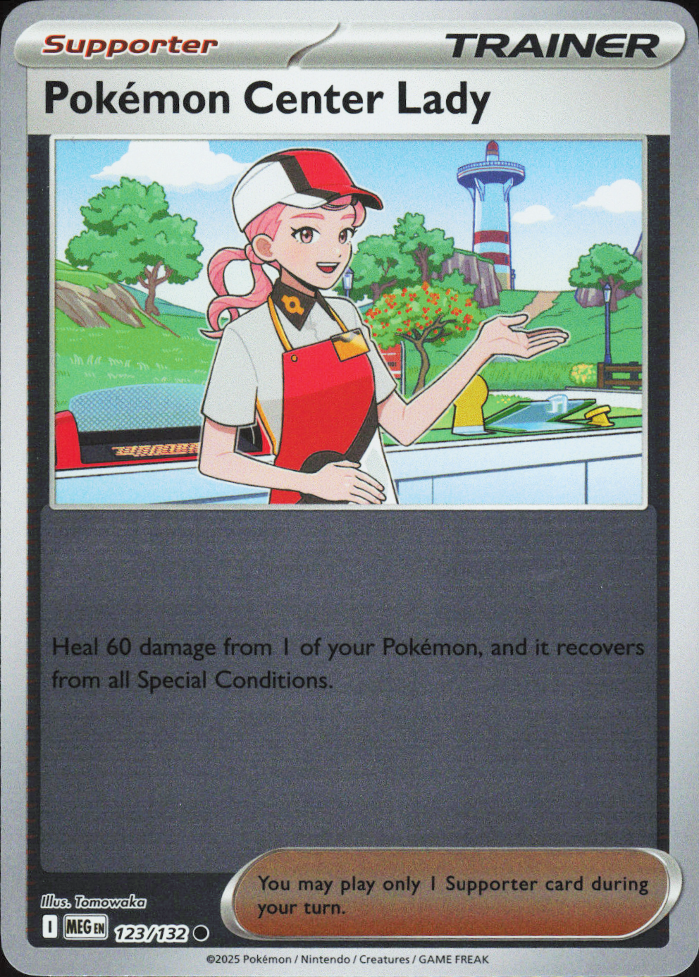 Pokémon Center Lady 123/132 - Mega Evolution Base